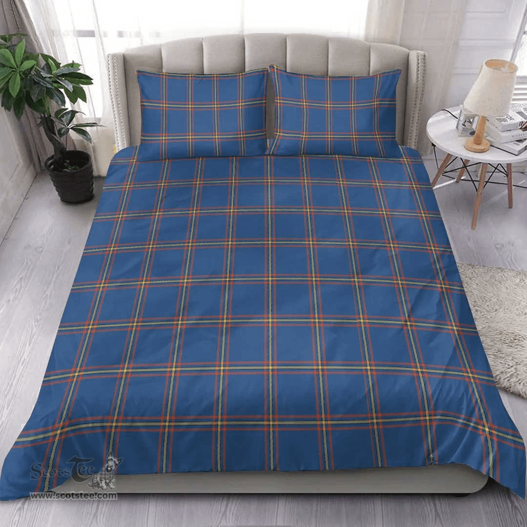 Scottish Maclaine Of Loch Buie Clan Tartan Bedding Set - Classic Scottish Plaid Tartan Plaid