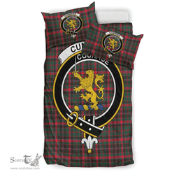 Scottish Cumming Hunting Modern Clan Tartan Bedding Set - Crest Classic Scottish Plaid Tartan Plaid