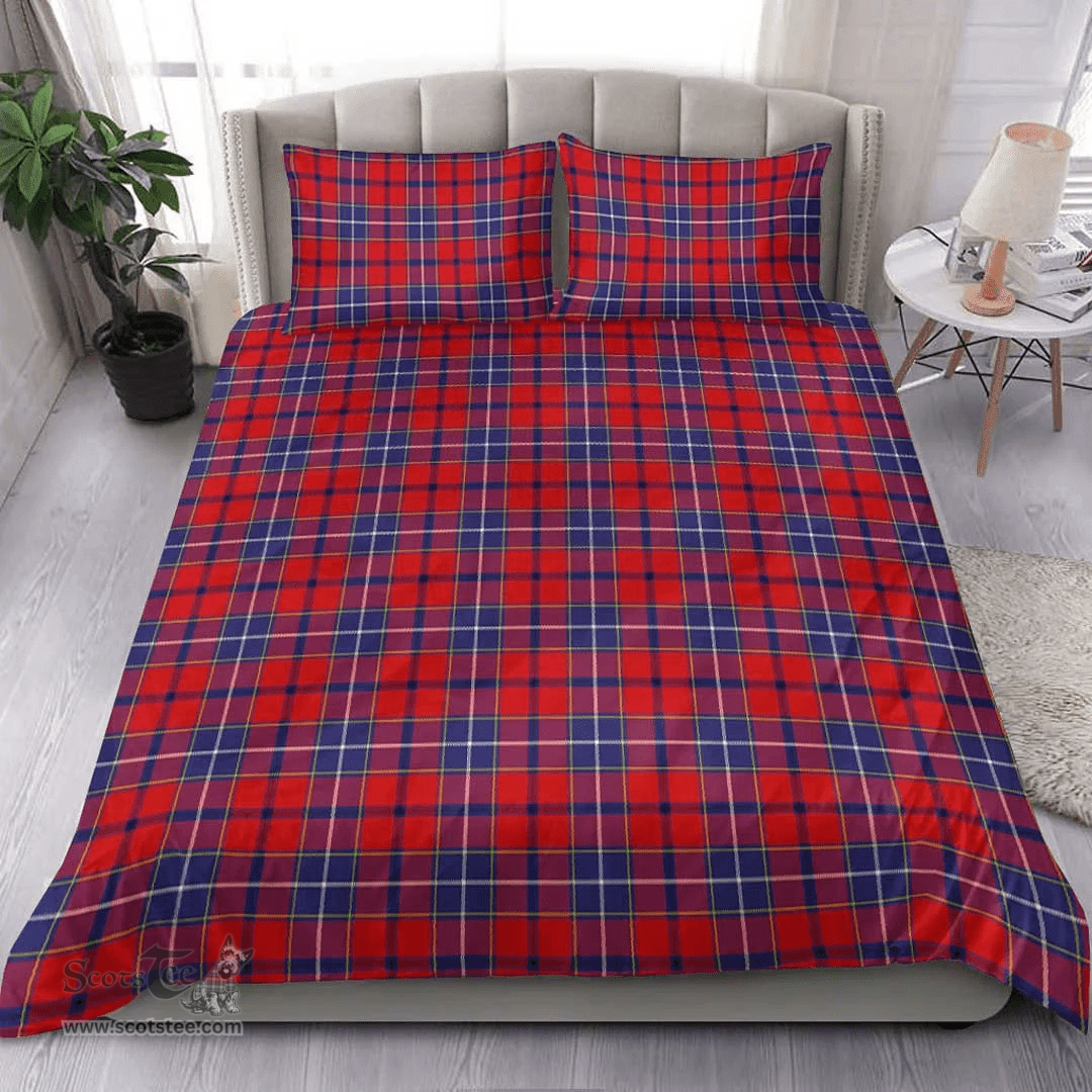 Scottish Wishart Dress Clan Tartan Bedding Set - Classic Scottish Plaid Tartan Plaid