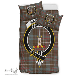 Scottish MacIntyre Hunting Weathered Clan Tartan Bedding Set - Crest Classic Scottish Plaid Tartan Plaid