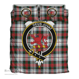 Scottish MacDuff Dress Modern Clan Tartan Bedding Set - Crest Classic Scottish Plaid Tartan Plaid