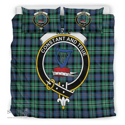 Scottish Rose Hunting Ancient Clan Tartan Bedding Set - Crest Classic Scottish Plaid Tartan Plaid