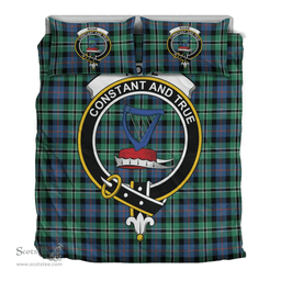 Scottish Rose Hunting Ancient Clan Tartan Bedding Set - Crest Classic Scottish Plaid Tartan Plaid