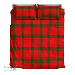 Scottish Macdonald Of Sleat Clan Tartan Bedding Set - Classic Scottish Plaid Tartan Plaid