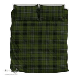 Scottish Maclean Hunting Ancient Clan Tartan Bedding Set - Classic Scottish Plaid Tartan Plaid