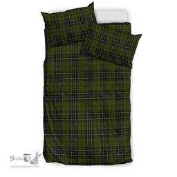 Scottish Maclean Hunting Ancient Clan Tartan Bedding Set - Classic Scottish Plaid Tartan Plaid
