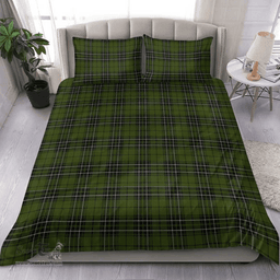 Scottish Maclean Hunting Ancient Clan Tartan Bedding Set - Classic Scottish Plaid Tartan Plaid