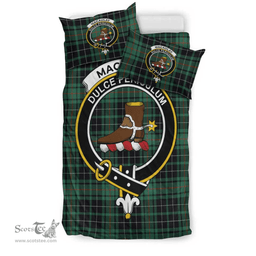 Scottish MacAulay Hunting Ancient Clan Tartan Bedding Set - Crest Classic Scottish Plaid Tartan Plaid