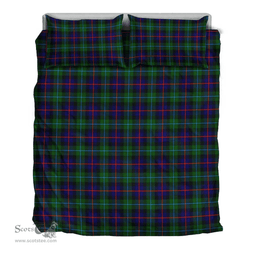 Scottish Campbell Of Cawdor Modern Clan Tartan Bedding Set - Classic Scottish Plaid Tartan Plaid