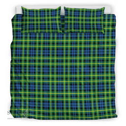 Scottish Campbell Of Breadalbane Ancient Clan Tartan Bedding Set - Classic Scottish Plaid Tartan Plaid