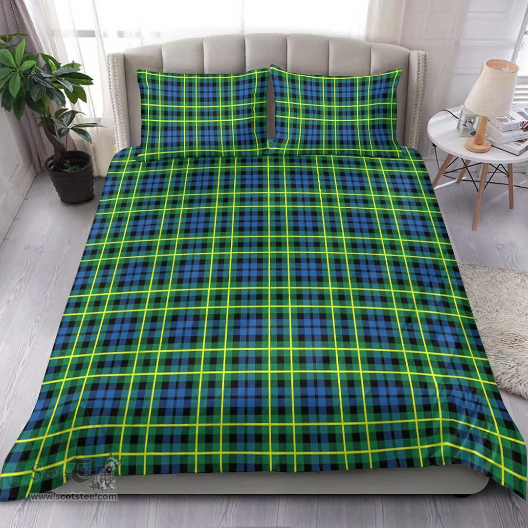 Scottish Campbell Of Breadalbane Ancient Clan Tartan Bedding Set - Classic Scottish Plaid Tartan Plaid