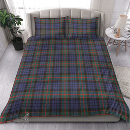 Scottish Fletcher Of Dunans Clan Tartan Bedding Set - Classic Scottish Plaid Tartan Plaid