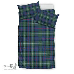 Scottish Davidson Of Tulloch Clan Tartan Bedding Set - Classic Scottish Plaid Tartan Plaid