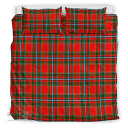 Scottish Drummond Of Perth Clan Tartan Bedding Set - Classic Scottish Plaid Tartan Plaid