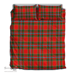 Scottish Drummond Of Perth Clan Tartan Bedding Set - Classic Scottish Plaid Tartan Plaid