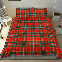 Scottish Drummond Of Perth Clan Tartan Bedding Set - Classic Scottish Plaid Tartan Plaid
