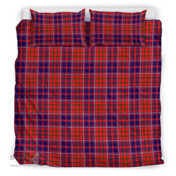 Scottish Cameron Of Lochiel Modern Clan Tartan Bedding Set - Classic Scottish Plaid Tartan Plaid