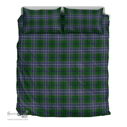 Scottish Wishart Hunting Modern Clan Tartan Bedding Set - Classic Scottish Plaid Tartan Plaid