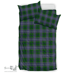 Scottish Wishart Hunting Modern Clan Tartan Bedding Set - Classic Scottish Plaid Tartan Plaid
