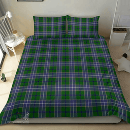 Scottish Wishart Hunting Modern Clan Tartan Bedding Set - Classic Scottish Plaid Tartan Plaid