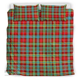 Scottish Ogilvie Hunting Ancient Clan Tartan Bedding Set - Classic Scottish Plaid Tartan Plaid