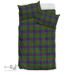 Scottish Stewart Of Appin Hunting Modern Clan Tartan Bedding Set - Classic Scottish Plaid Tartan Plaid