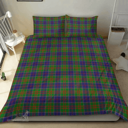 Scottish Stewart Of Appin Hunting Modern Clan Tartan Bedding Set - Classic Scottish Plaid Tartan Plaid