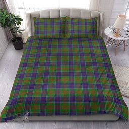 Scottish Stewart Of Appin Hunting Modern Clan Tartan Bedding Set - Classic Scottish Plaid Tartan Plaid