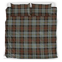 Scottish Macleod Of Harris Weathered Clan Tartan Bedding Set - Classic Scottish Plaid Tartan Plaid