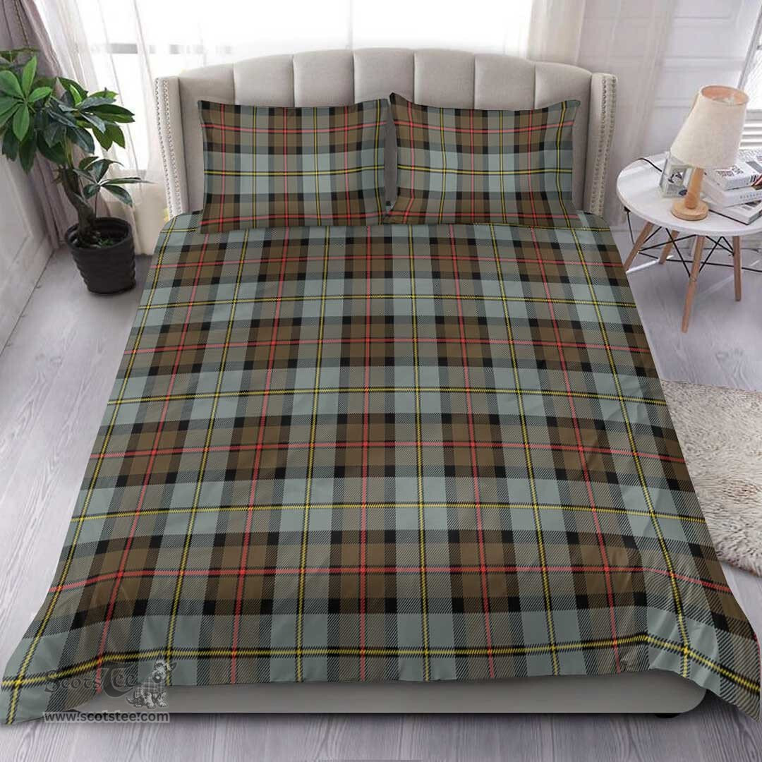 Scottish Macleod Of Harris Weathered Clan Tartan Bedding Set - Classic Scottish Plaid Tartan Plaid