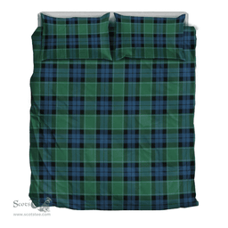 Scottish Graham Of Menteith Ancient Clan Tartan Bedding Set - Classic Scottish Plaid Tartan Plaid