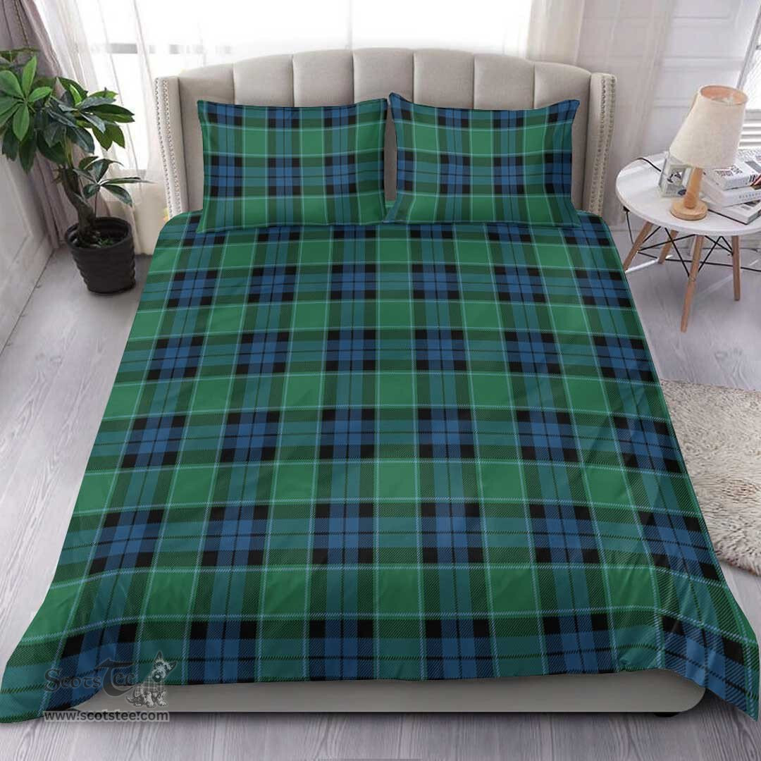 Scottish Graham Of Menteith Ancient Clan Tartan Bedding Set - Classic Scottish Plaid Tartan Plaid