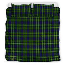 Scottish Campbell Of Breadalbane Modern Clan Tartan Bedding Set - Classic Scottish Plaid Tartan Plaid