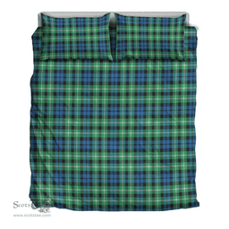 Scottish Graham Of Montrose Ancient Clan Tartan Bedding Set - Classic Scottish Plaid Tartan Plaid