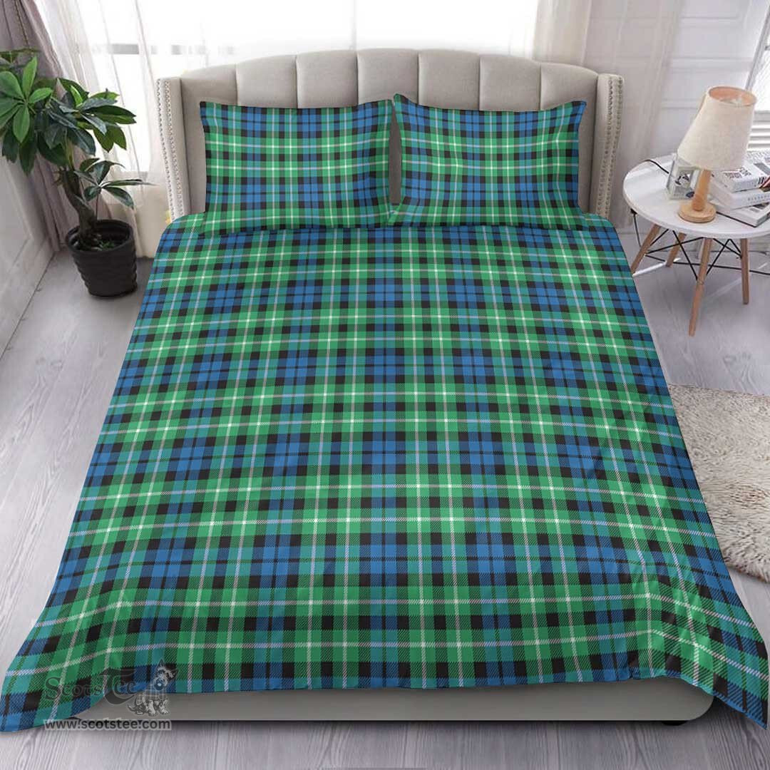 Scottish Graham Of Montrose Ancient Clan Tartan Bedding Set - Classic Scottish Plaid Tartan Plaid