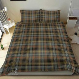 Scottish Stewart Hunting Weathered Clan Tartan Bedding Set - Classic Scottish Plaid Tartan Plaid