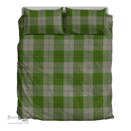 Scottish Cunningham Dress Green Dancers Clan Tartan Bedding Set - Classic Scottish Plaid Tartan Plaid