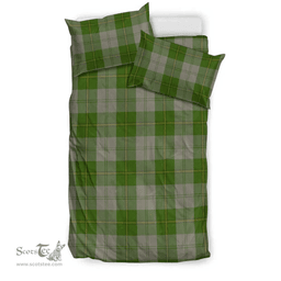 Scottish Cunningham Dress Green Dancers Clan Tartan Bedding Set - Classic Scottish Plaid Tartan Plaid