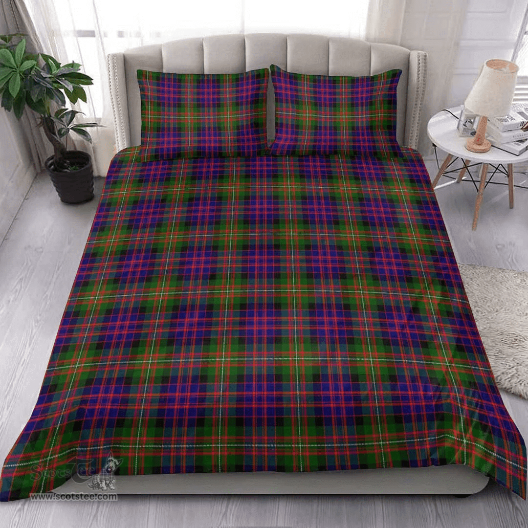 Scottish Macdonnell Of Glengarry Modern Clan Tartan Bedding Set - Classic Scottish Plaid Tartan Plaid