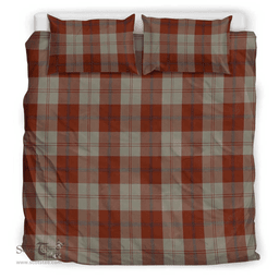 Scottish Davidson Dress Dancers Clan Tartan Bedding Set - Classic Scottish Plaid Tartan Plaid
