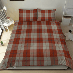 Scottish Davidson Dress Dancers Clan Tartan Bedding Set - Classic Scottish Plaid Tartan Plaid