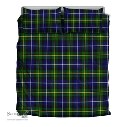 Scottish Macneill Of Barra Modern Clan Tartan Bedding Set - Classic Scottish Plaid Tartan Plaid