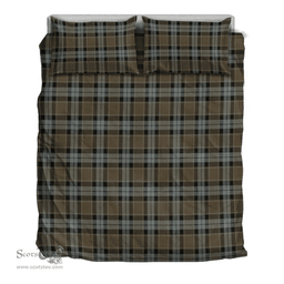 Scottish Graham Of Menteith Weathered Clan Tartan Bedding Set - Classic Scottish Plaid Tartan Plaid