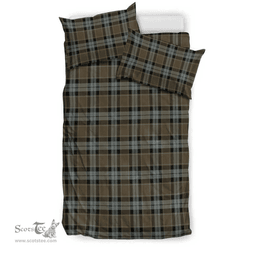 Scottish Graham Of Menteith Weathered Clan Tartan Bedding Set - Classic Scottish Plaid Tartan Plaid