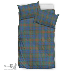 Scottish Stewart Of Appin Hunting Ancient Clan Tartan Bedding Set - Classic Scottish Plaid Tartan Plaid