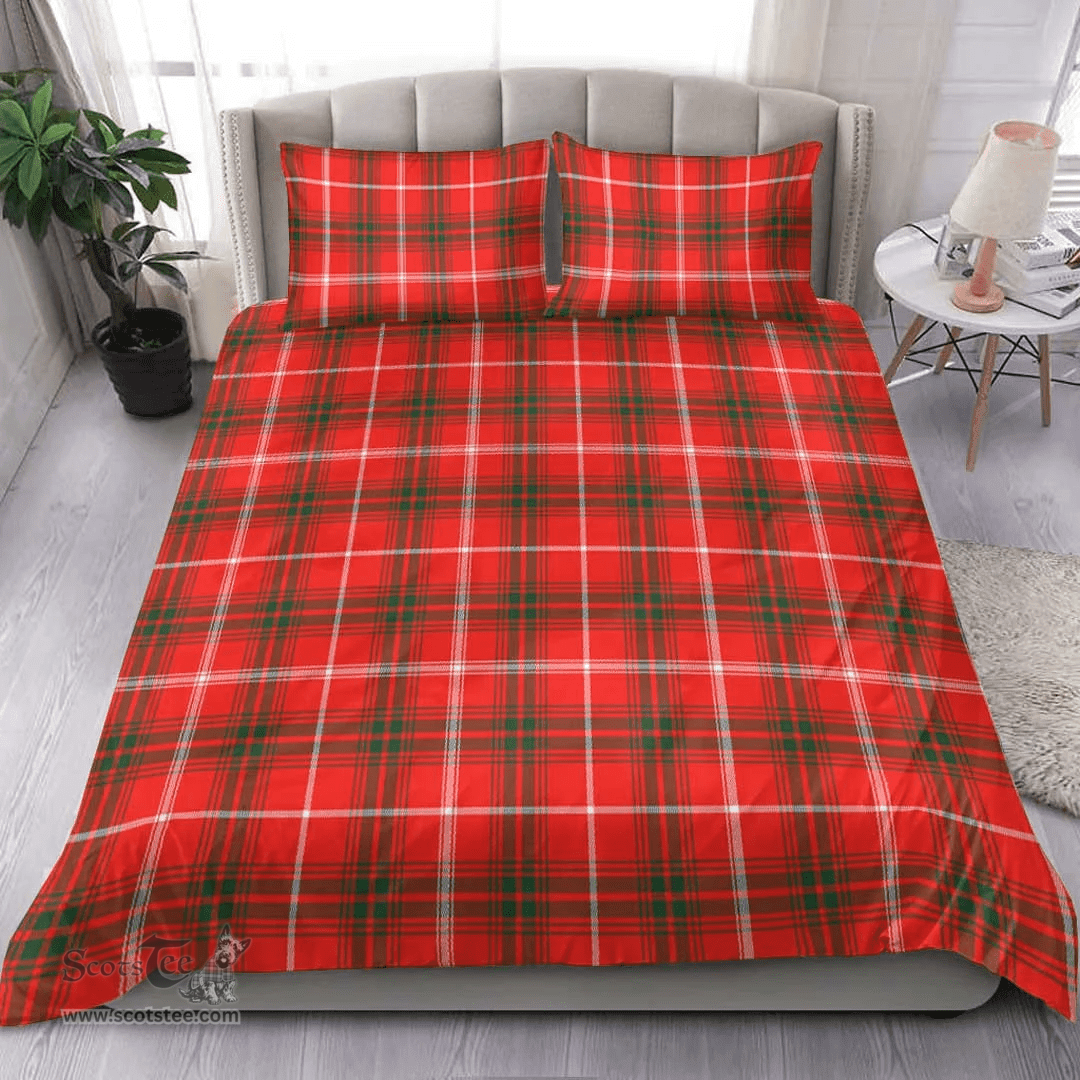 Scottish Duke Of Rothesay Modern Clan Tartan Bedding Set - Classic Scottish Plaid Tartan Plaid