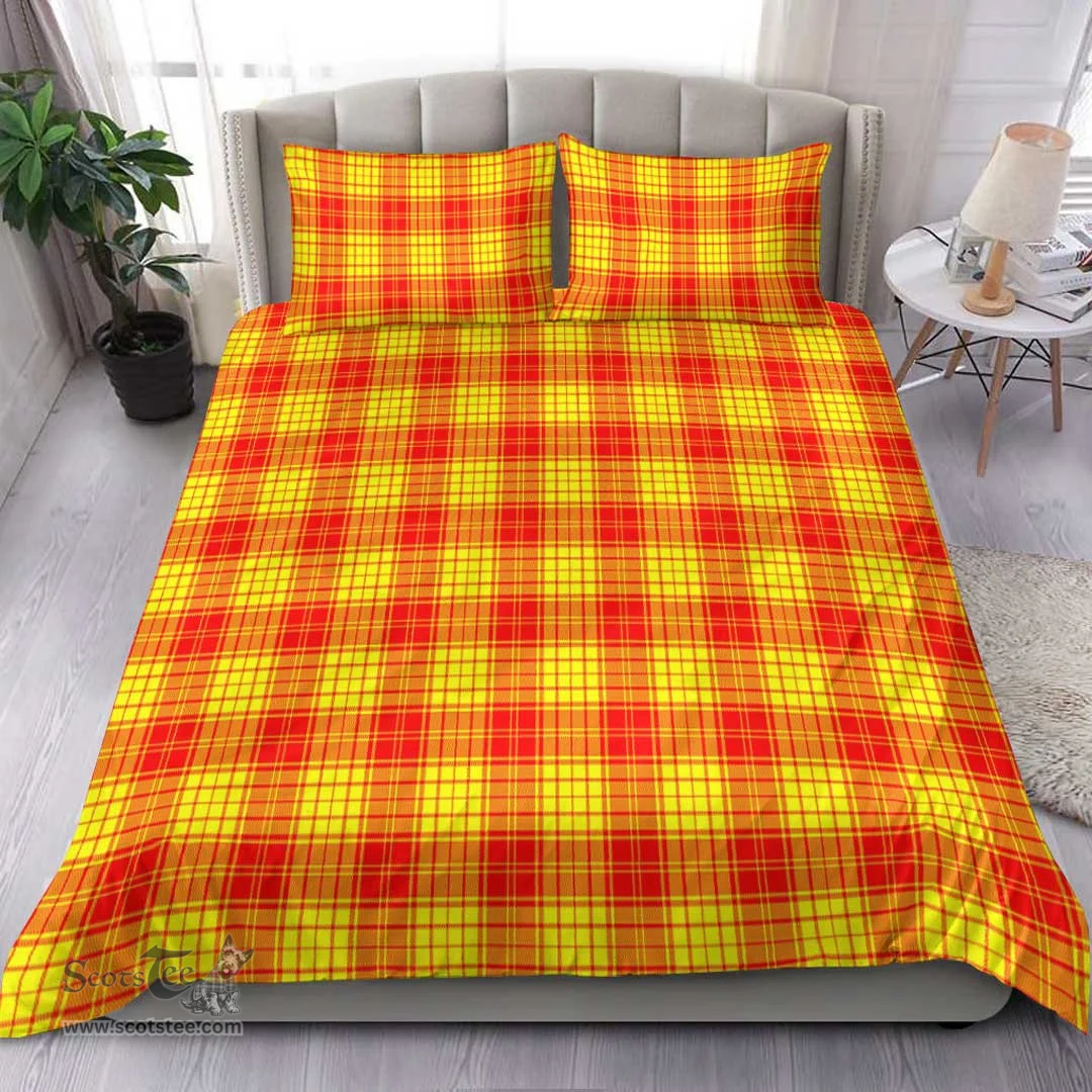 Scottish Macleod Of Raasay Clan Tartan Bedding Set - Classic Scottish Plaid Tartan Plaid