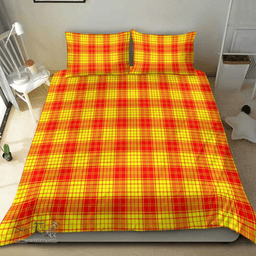 Scottish Macleod Of Raasay Clan Tartan Bedding Set - Classic Scottish Plaid Tartan Plaid