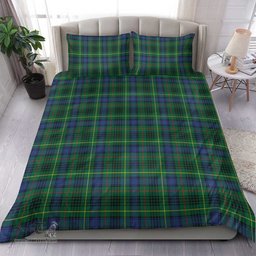 Scottish Stewart Hunting Modern Clan Tartan Bedding Set - Classic Scottish Plaid Tartan Plaid