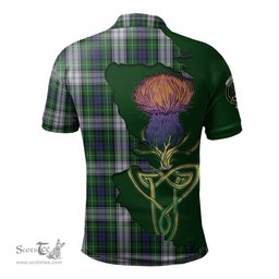 Scottish Forbes Dress Clan Tartan with Thistle and Scotland Map Tartan Plaid Polo Shirt Scottish Plaid Tartan Plaid - ScotsTee - scotstee.com